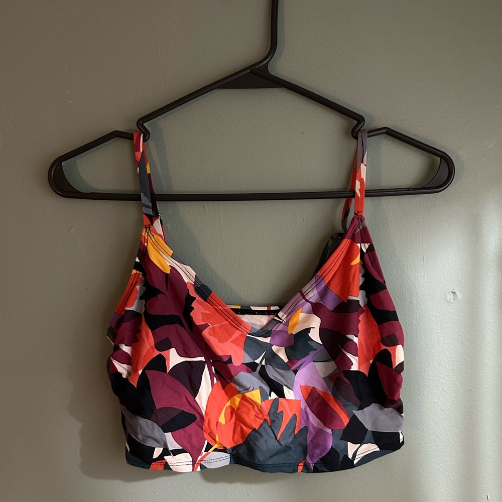 Floral Multicolor Bikini Top